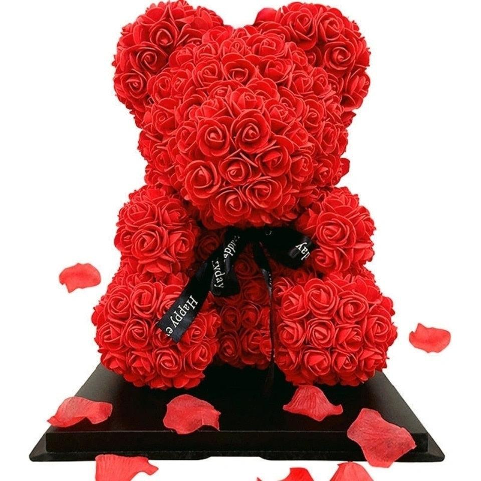 Rose Bär Valentinstag "Forever" Blume Teddybär