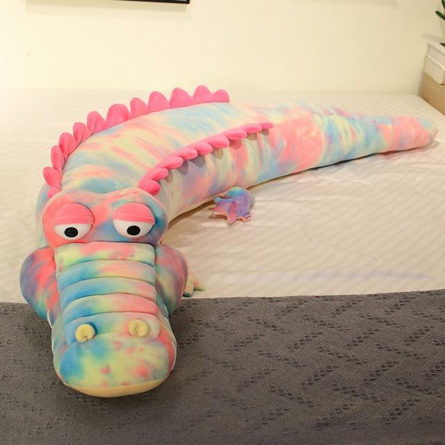 Jumbo Regenbogen Krokodil Plüschtiere