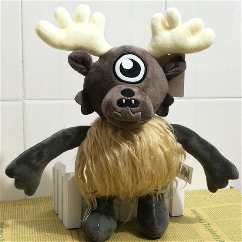 Einäugiges Riesenhirsch-Stofftier