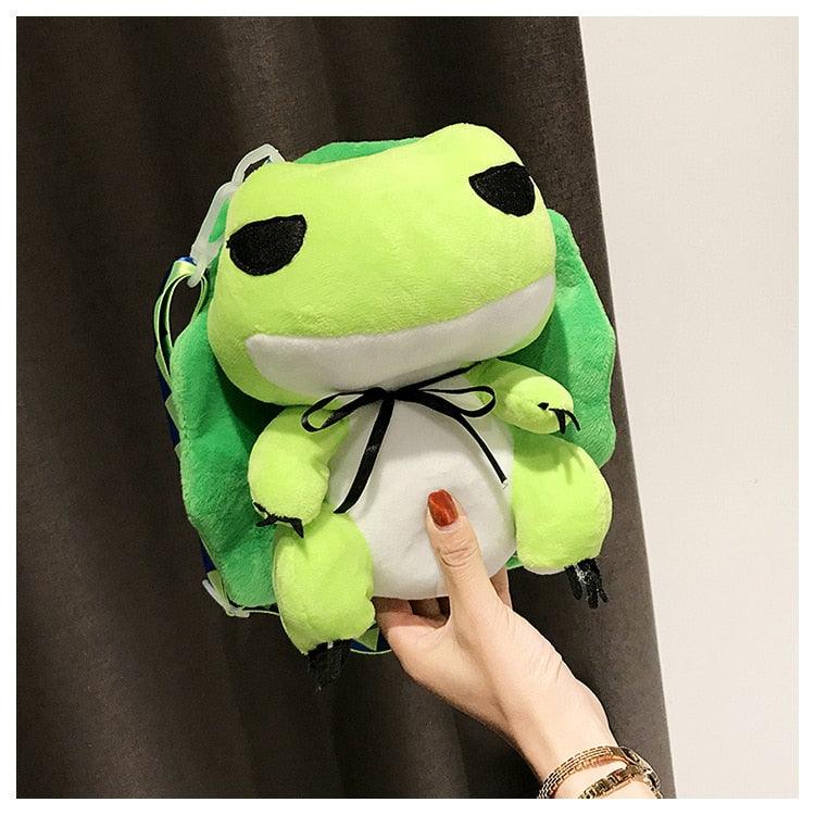 Niedlicher grüner Frosch-Reiserucksack