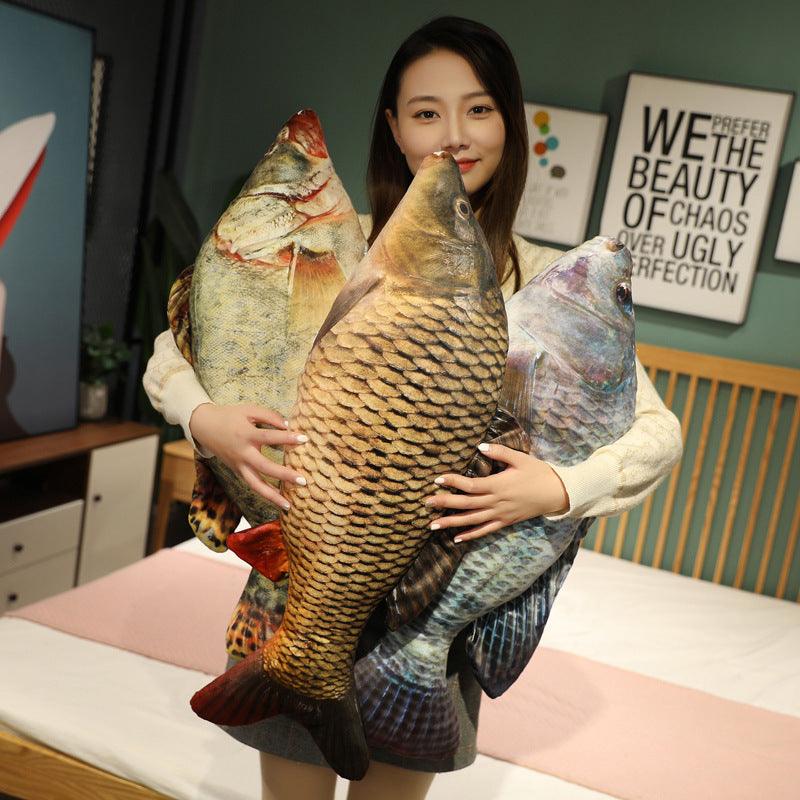 Lustige realistische Fische Plüschkissen Plüschtiere