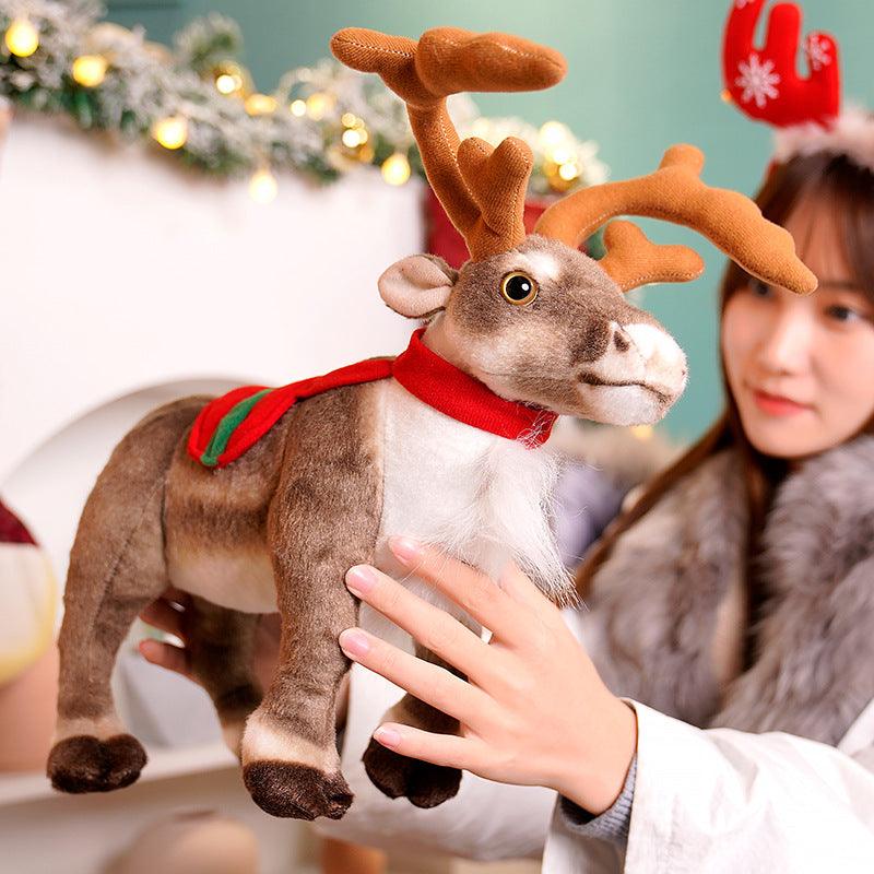 Realistisches Weihnachts-Rentier Plüschtier
